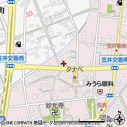 静岡県浜松市中央区恒武町372周辺の地図