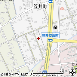 静岡県浜松市中央区笠井町1552周辺の地図