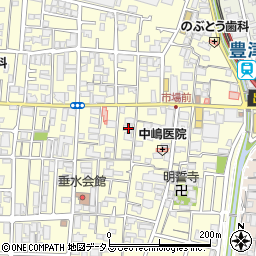 大阪府吹田市垂水町2丁目5-5周辺の地図