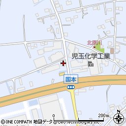 静岡県袋井市国本807周辺の地図