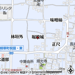京都府精華町（相楽郡）祝園（堀殿城）周辺の地図