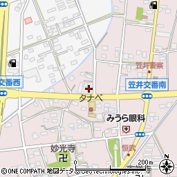 静岡県浜松市中央区恒武町368周辺の地図