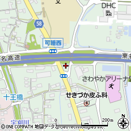静岡県袋井市久能1957周辺の地図
