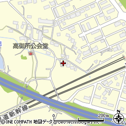 静岡県掛川市高御所198周辺の地図