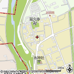 静岡県袋井市延久531周辺の地図