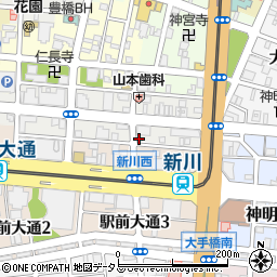プリントボーイ　豊橋店周辺の地図