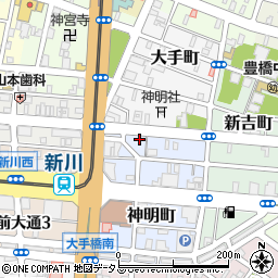 株式会社メガネの岡田周辺の地図