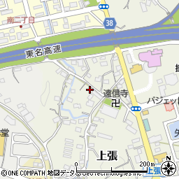 静岡県掛川市上張910周辺の地図