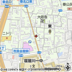 大阪府寝屋川市秦町32-22周辺の地図