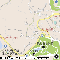 兵庫県神戸市灘区六甲山町北六甲4512周辺の地図