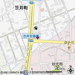 静岡県浜松市中央区笠井町1489周辺の地図