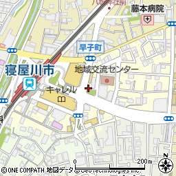ワイモバイル　寝屋川店周辺の地図