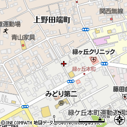 三重県伊賀市緑ケ丘本町741周辺の地図