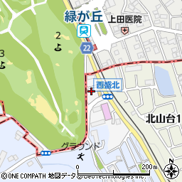 兵庫県神戸市西区押部谷町西盛566-175周辺の地図
