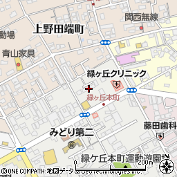 三重県伊賀市緑ケ丘本町744-3周辺の地図