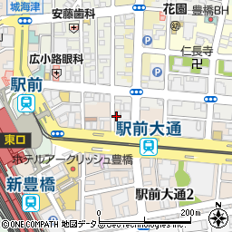 寿司 ホイホイ 豊橋店周辺の地図