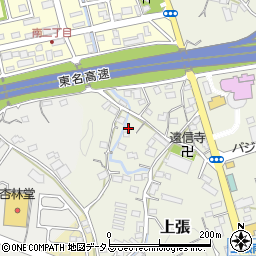 静岡県掛川市上張913周辺の地図