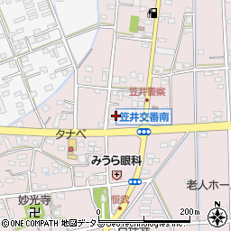 静岡県浜松市中央区恒武町358周辺の地図