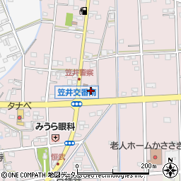 静岡県浜松市中央区恒武町340周辺の地図