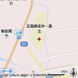 広島新庄高等学校周辺の地図