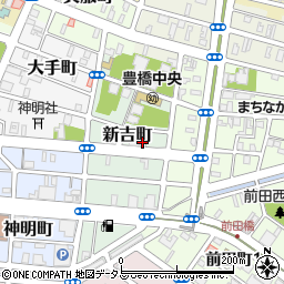 愛知県豊橋市新吉町23-30周辺の地図