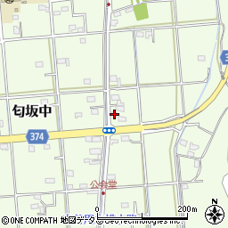 静岡県磐田市匂坂中658周辺の地図
