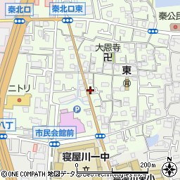 大阪府寝屋川市秦町32-23周辺の地図