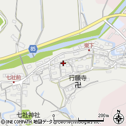 兵庫県神戸市北区山田町東下60周辺の地図