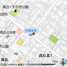 ローソン浜松高丘北店周辺の地図