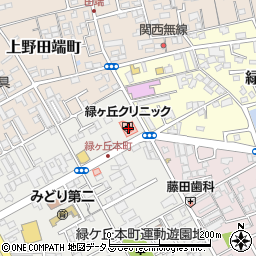 三重県伊賀市緑ケ丘本町761周辺の地図