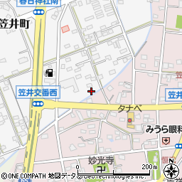 静岡県浜松市中央区笠井町1484周辺の地図