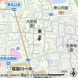 大阪府寝屋川市秦町34周辺の地図