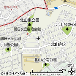 兵庫県神戸市西区北山台周辺の地図