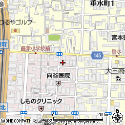 ライオンズマンション江坂町周辺の地図