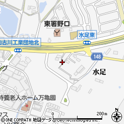 兵庫県加古川市野口町水足2026周辺の地図