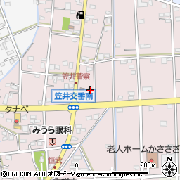 静岡県浜松市中央区恒武町339周辺の地図
