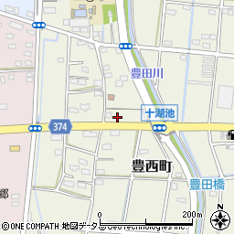静岡県浜松市中央区豊西町1861周辺の地図