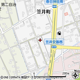 静岡県浜松市中央区笠井町1544周辺の地図