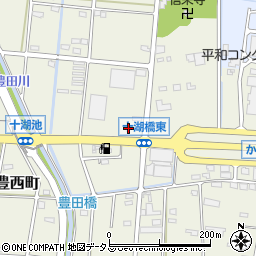 静岡県浜松市中央区豊西町1024周辺の地図