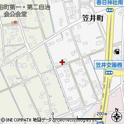 静岡県浜松市中央区笠井町1602周辺の地図
