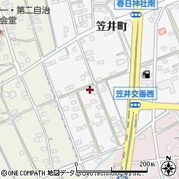 静岡県浜松市中央区笠井町1580周辺の地図