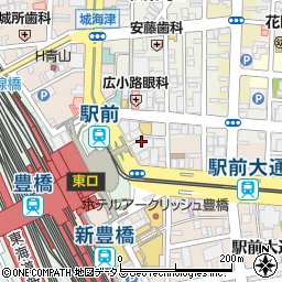 豊橋駅前ビル周辺の地図