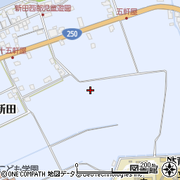 兵庫県赤穂市新田周辺の地図