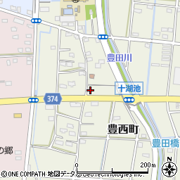 静岡県浜松市中央区豊西町1863周辺の地図
