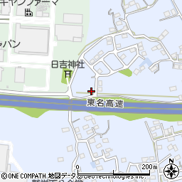 静岡県袋井市鷲巣533-31周辺の地図