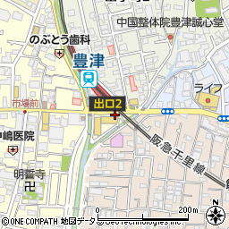 りそな銀行豊津駅前 ＡＴＭ周辺の地図