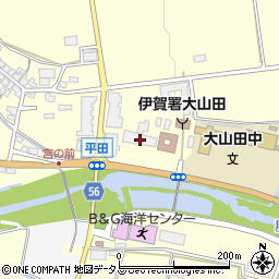 大山田農村環境改善センター周辺の地図