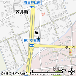 静岡県浜松市中央区笠井町1491周辺の地図