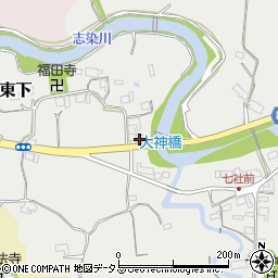 兵庫県神戸市北区山田町東下18周辺の地図