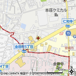 トヨタカローラ大阪寝屋川店周辺の地図